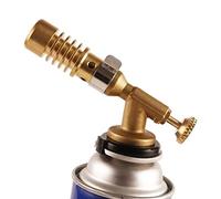 Portable Welding Torch, Gas Flame Gun Nozzle, Brass Blow Torch for Cooking Outdoor BBQ Easy Crème Brûlée