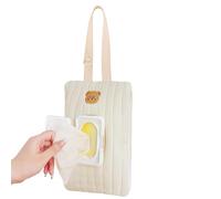Portable Wet Wipes Case - Reusable Hanging Travel Bag, Car Stroller Nursery Compact Hygienic Storage, Refillable Wipes's Dispenser Holder for Outdoor Use, Box for Diaper Changing On-The-Go Trips