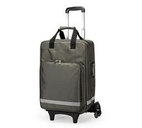 Portable Wheeled Bag with Detachable Trolley, Large Capacity First Aid Kit for EMT Paramedics Emergency Response