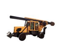 Portable Wheeled Rotary Pile Drilling Rig for Civil Engineering Projects, Mobile Foundation Boring Machine for Urban Infrastructure and Construction Sites