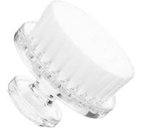 Portable White Facial Cleansing Brush Manual Multi-function Skin-friendly Face Clean Brush for Daily Use and Travel, Gently exfoliate using your favorite, Gentle exfoliating, Blackhead removing, An...