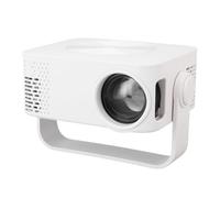 Portable WiFi Projector, Auto Keystone Projector with 360° Rotatable, Built in BOX Speaker 4Ω 3W x 1, LED 1080P Movie Projector Compatible with Mobile Phones (UK Plug)