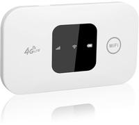 Portable Wifi Router, 4G Mobile Hotspot Router with SIM Card Slot Plug & Play 150 Mbps Pocket 4G LTE Internet Hotspot Router Internet Up to 10 Users Network Smart Router for Travel Phone Computer