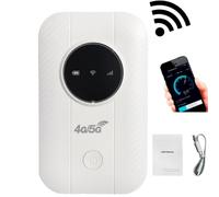 Portable Wifi Router for Travel,Pocket Router,Mobile Wifi Router,Mobile Broadband Device,Portable Wifi Hotspot,Temporary Wifi,Car Wifi Device, Requires SIM Card, High Speed Mobile WiFi Router