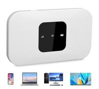 Portable WiFi Router for Travel, Portable WIFI Hotspot Internet Dongle Pay as You Go with SIM Card Slot, 4G LTE Mobile WIFI Hotspot for Home Office Travel