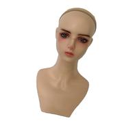 Portable Wigs Holder For Hair Salons Face Makeup Dolls Head Female Mannequin Wigs Display Stand Wig Holder Women Hair Model Female Mannequin Portable Wig Display Stand