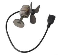 Portable Wind Turbine, USB 5W Mini Wind Power Generator, Motor Alternator Phone Charger, Outdoor Cycling Power Bank For Smartphones Tablets Cameras