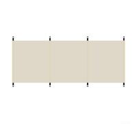 Portable Windshield Privacy Screen for Outdoor Activities No More Interference from Wind (white（no pole）)