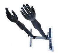 Portable Wing Chun Training Dummy with Spring Arms, Wall Mounted for Effective Hand Technique Practice