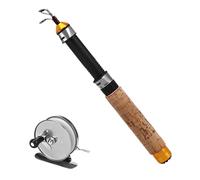Portable Winter Fishing Reel System - Ultralight Spool Reel, Compact Ice Rod Construction, Smooth Line Guidance, Corrosion Resistant Construction | Frozen Sea Fishing Equipment, Camping