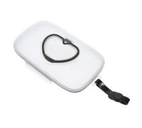 Portable Wipe Holder Box, Refillable Heart Shaped Lid, PP Storage | Minimalist Sealed Design, Smooth Surface, One Piece, for Home Use and Stroller Walks, No Strange Smell