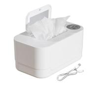 Portable Wipe Warmer | Large Capacity Warmer for Wipes | USB Charging Thermostatic Pull Wipes Dispenser for Home, Nursery, Bedroom