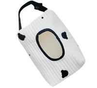 Portable Wipes Dispenser, Refillable Tissue Bag | Baby Wipes Holder and Dispenser - Changing Bag for Wet Wipes, Wet Wipes Bag, Wet Wipe Container, Large Capacity for Fresh Bac, black, see description
