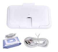 Portable Wipes Warmer | Thermostatic USB Wipes Heater | Wide Opening Wipes Dispenser Warmer for Camping, Car, Home, Travel, Picnic