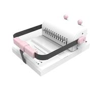 Portable Wire Binding Press Tool Comes with 8 Coils Perfect for School Crafting Tasks Colorful Coil Binding Set