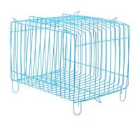 Portable Wire Bird Cage for Small Birds, Handheld Parrot Travel Carrier | Steel Construction, Elevated Base, Open Layout, Lightweight 7.05 Ounce Design for Car Journeys and Outings