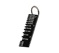 Portable Wire Gauge Stainless Steel Thickness Gauge Double Sided Thickness Gauge Instrument Inspection Measurement Engineering Inspection Ruler