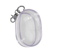 Portable Wire Keeper - Clear Tech Bag for Chargers, Vinyl Material with Mesh Compartments, Lightweight Gadget Carrier, Neat Cable Storage, Travel-Friendly Organiser for Office Home