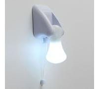 Battery Operated Wall Lights, Portable Wire LED Bulb Cupboard Lights Battery Night Light Battery Operated Self Adhesive Wall Mount Light 2W