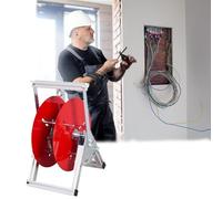 Portable Wire Spool Rack and Cable Holder with Multi-Purpose Dispenser Stand for Electrical Wire Organization