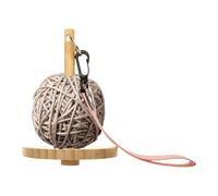 Portable Wire Support, Portable Wire Support with Wrist Strap | Wooden Wire Support, Single Wire Hook Dispenser, Anti -Slip Spill Support Support Natural and Beautiful Wood Elaborately Exactly the