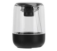 Portable Wireless Bluetooth 5.0 Speaker, Dual Noise Reduction, 360° Surround Sound Field, with LED Light, Suitable for High-definition Wireless Calls (Black)