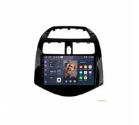 Portable Wireless Carplay Screen Android Auto for Chevrolet Spark Beat Matiz Creative 2010-2014 Ota Updates, Portrait and Landscape Modes, Backup Camera, Bluetooth, Voice, 4 Core 4G+64G