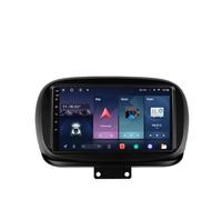 Portable Wireless Carplay Screen Android Auto for Fiat 500X 2014-2020 Wireless, Mirror Link, Live Navigation, Voice Assistant, Touchscreen, 8 Core 4G+64G