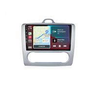 Portable Wireless Carplay Screen Android Auto for Ford Focus 2 MK2 Exi AT 2004-2011 Touchscreen Portable Apple Carplay Screen Gps Navigation/Voice Control/Mirror, 8 Core 8G+256G