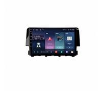 Portable Wireless Carplay Screen Android Auto for Honda Civic 10 FC FK 2015-2020 Ota Updates, Portrait and Landscape Modes, Backup Camera, Bluetooth, Voice, 4 Core 2G+32G