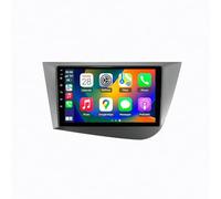 Portable Wireless Carplay Screen Android Auto for Seat Leon 2 Mk2 5F 2005-2012 Touchscreen Portable Carplay Screen with Siri, Bluetooth, Transmitter, Voice, 8 Core 6G+128G