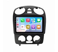 Portable Wireless Carplay Screen Android Auto for Volkswagen Beetle A4 2002-2011 Ota Updates, Portrait and Landscape Modes, Backup Camera, Bluetooth, Voice, 4 Core 4G+64G