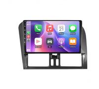 Portable Wireless Carplay Screen Android Auto for Volvo XC60 que 1 2009-2013 Ota Updates, Portrait and Landscape Modes, Backup Camera, Bluetooth, Voice, 8 Core 6G+128G