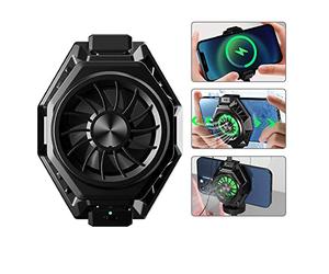 Portable Wireless Charging Cooling Fan Back Clip for Mobile Phones - Fast Charging Heat Sink with Type-C Interface, Lightweight and Silent Operation