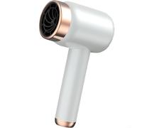 Portable Wireless Hair Dryer Lightweight Foldable Design with for Ionic Technology Fast Drying Blow Dryer for Travel and Home Use(UK Standard White)