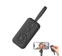 Portable Wireless Remote - 9 Buttons Rechargeable - Rechargeable Remote - for Phone Camera Projector Presentation Workplace Conference Photography Garage School