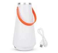 Portable Wireless Table Lantern, Camping Light Touch Panel Lamp Nightlight LED Emergency with USB Rechargeable Cordless Memory Function Dimmable Night Lights for Bedroom Living Room Office Outdoor
