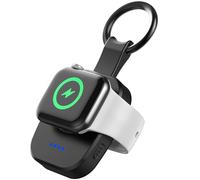 Portable Wireless Watch Charger for Apple Watch, Compact Magnetic Pocket Keychain Travel Design 3000mAh Fast Watch Charging Extra Power Bank Compatible with iWatch Series