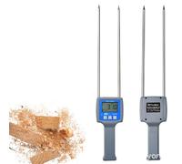 Portable Wood Moisture Tester, 0-84% Measuring Range & 0.5% Accuracy, Professional Digital Moisture Meter for Biomass, Wood Chips, Shavings, Firewood & Timber Testing