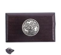 Portable Wood Rocker Blotter Desk Ink Blotter Creative Ink Absorbent Aluminium Alloy and Wood Quick Drying Tool with Arch Absorbing Paper Tissue for Schools and Office Use