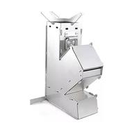 Portable Wood Stove Easy to Assemble Foldable Stainless Steel Rocket Stove Camping Perfect for Travel Cooking Fishing and Camping(11.5x5.5x18cm)
