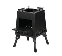 Portable Wood Stove - Foldable Camping for Shelter, Stainless Steel Burning Cooker, Compact Twig Heater, Mini Backpack | Hiking Survival different scenarios Tent Cabin Outdoor Bushcraft Hunting Fish