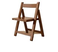 Portable Wooden Folding Chair Simple Dining Room Stool for Small Spaces Lightweight Outdoor Relaxation Chair with Backrest Ideal for Home & Garden (Color 6)