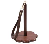 Portable Wooden Holder, Rotating Wooden Stand | Ergonomic Knitting Tool with Strap, Practical Holder for a Handwork Accessory for Hooks and Braids for Projects