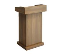 Portable Wooden Lectern for Classroom Church Events - Elegant Speech Podium Stand for Office Hotel Restaurant Conference Presentation Design