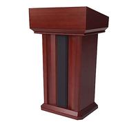 Portable Wooden Lectern Podium Stand - Ideal for Churches, Schools, Teachers & Conferences - Versatile Pulpit for Presentations, Seminars & Public Speaking
