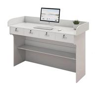 Portable Wooden Lectern Stand with Storage Shelf, Adjustable Height Podium for Teachers, Conference & Reception Use - Available in 80cm/120cm Lengths