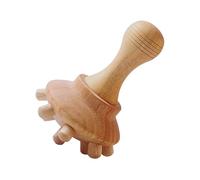 Portable Wooden Mushroom Massager - Ergonomic Body Massager, Cellulite Muscle Relief Roller | Abdomen Back Massage Tool