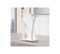 Portable Wooden Podium for Churches - Pulpit Stand for Spes & Presentats - White Lectern Ideal for Events & Meetings - & Slish Design