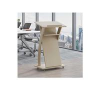 Portable Wooden Podium for ChurchesPulpit for Spes and Presentats Ele Wood Lectern for Meetings and Events Ideal for Welcoming Guests